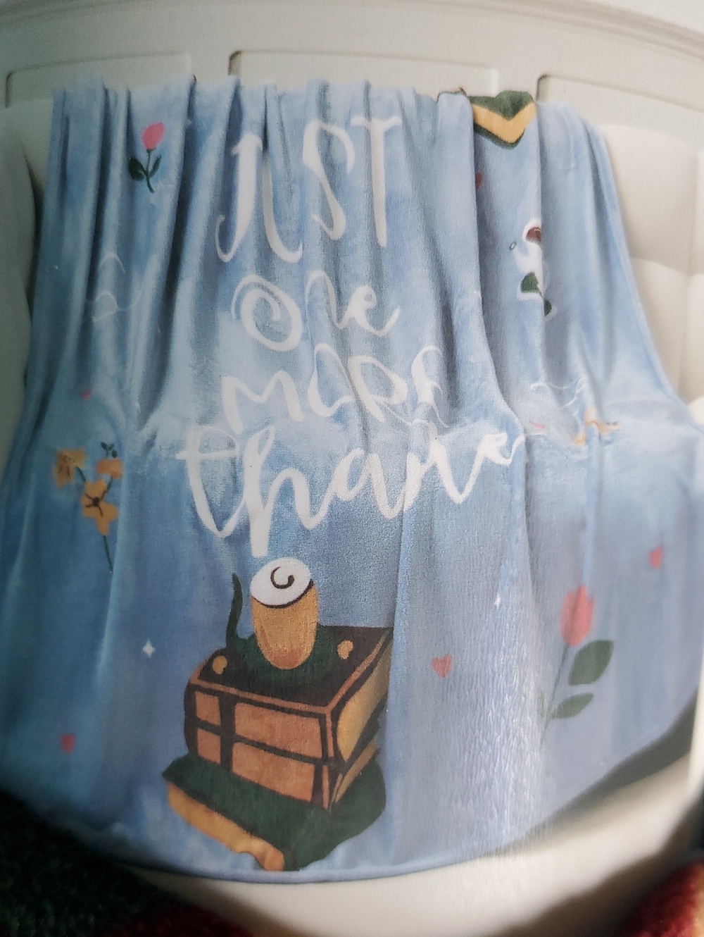 Aldi Just One More Chapter Throw Blanket